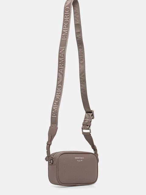 Emporio Armani torebka kolor brązowy EW000537 AF12036