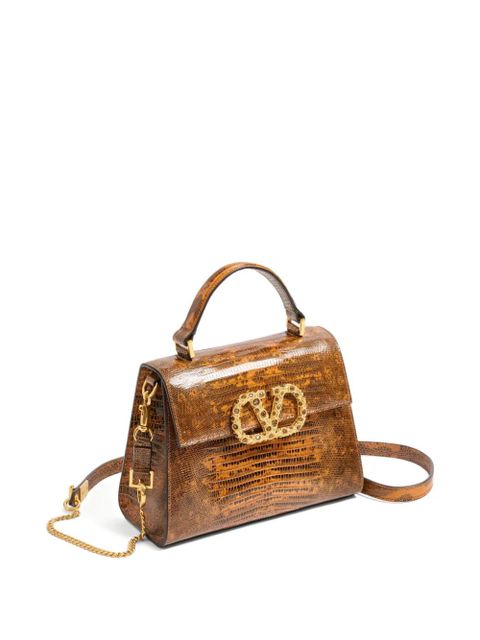 Valentino Garavani small Vsling tote bag - Brown