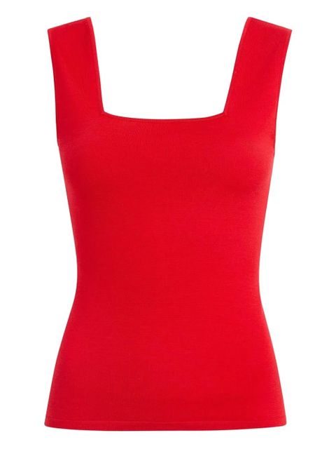 KHAITE square neck sani top - Red - zdjęcie produktu nr 1