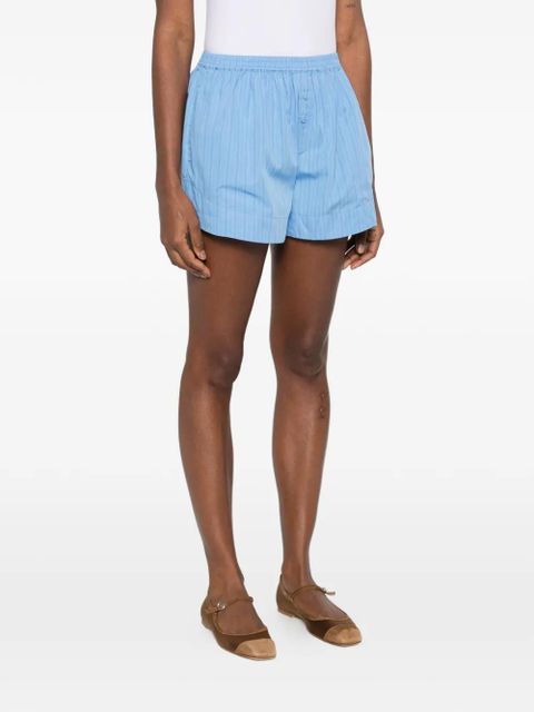 Faithfull the Brand Lonia striped shorts - Blue