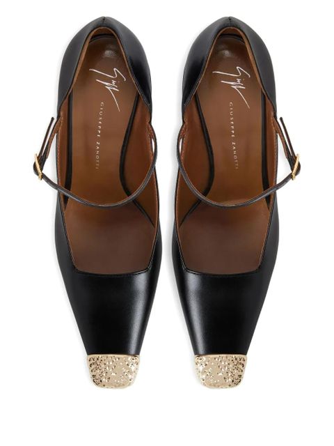 Giuseppe Zanotti leather heeled pumps - Black