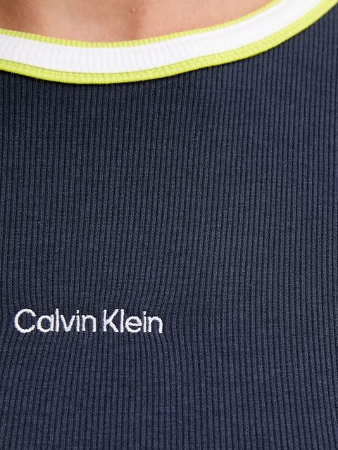 Calvin Klein Jeans t-shirt damski kolor granatowy LV047D201G