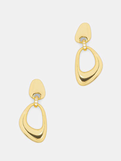 Answear.LAB kolczyki ze srebra pokrytego złotem - zdjęcie produktu nr 1