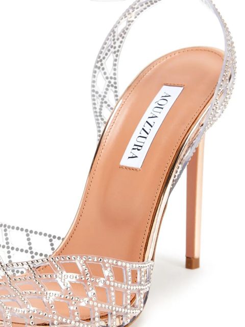 Aquazzura 105mm Lumiere sandals - Silver