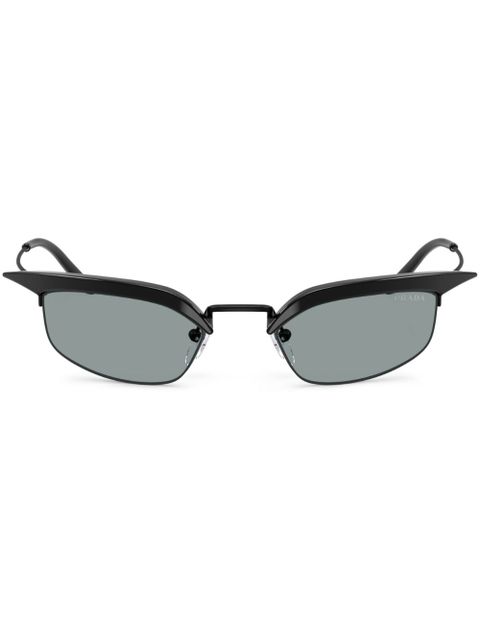 Prada Eyewear geometric-frame sunglasses - Black - zdjęcie produktu nr 1