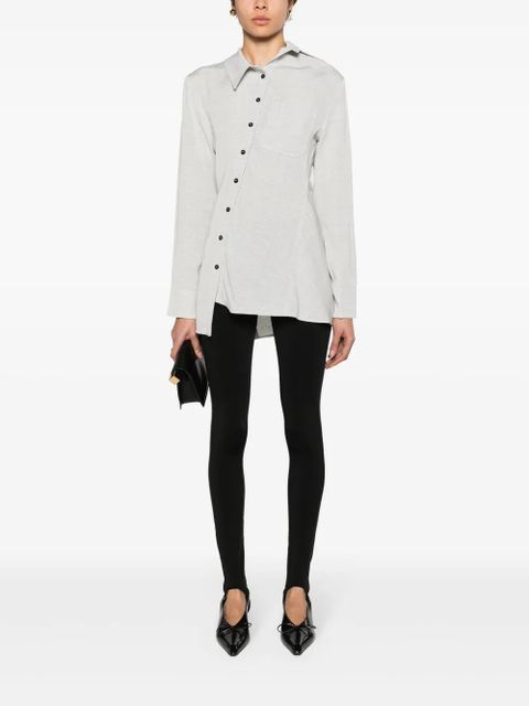 Jacquemus La chemise Pablo asymmetric shirt - Grey - zdjęcie produktu nr 2