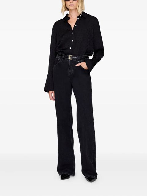 ANINE BING Amanda shirt - Black