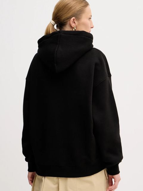 Kenzo bluza bawełniana Boke Flower 2.0 damska kolor czarny z kapturem z aplikacją FF52SW1754MB.99J