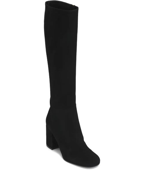 Gianvito Rossi Joelle suede knee-high boots - Black - zdjęcie produktu nr 1