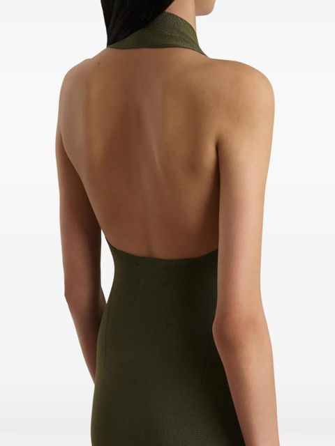 KHAITE Mahi dress - Green