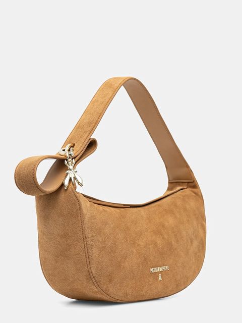 Patrizia Pepe torebka zamszowa kolor zielony 8B0274 L152