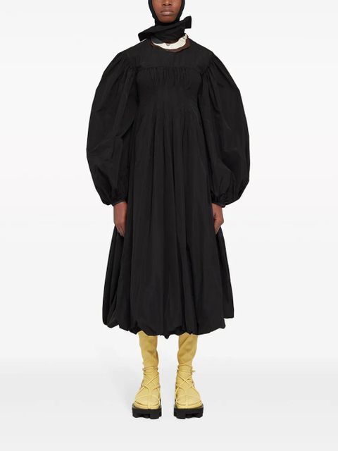 Jil Sander calf-length long-sleeve dress - Black