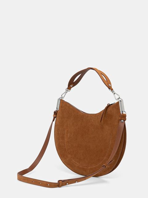 Coccinelle torebka zamszowa COCCINELLESUNUP SUEDE kolor brązowy E1 QKG 13 01 01 - zdjęcie produktu nr 2