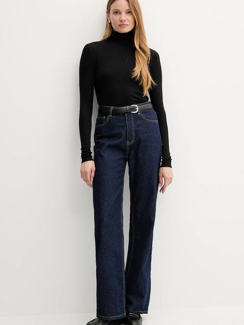 Polo Ralph Lauren sweter damski kolor czarny lekki z golfem 211976982 - zdjęcie produktu nr 2