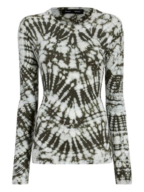 Proenza Schouler Mia tie-dye T-shirt - White - zdjęcie produktu nr 1