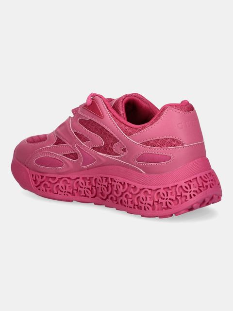 Guess sneakersy SWANIA damskie kolor różowy FLTSWA LEA12 - zdjęcie produktu nr 2