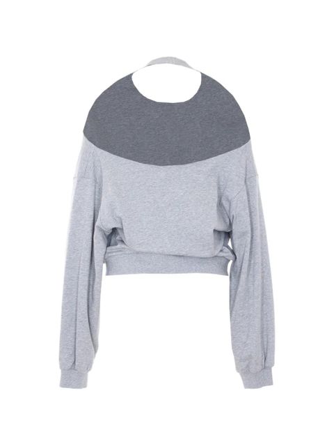 Eleh V-neck sweatshirt - Grey - zdjęcie produktu nr 2