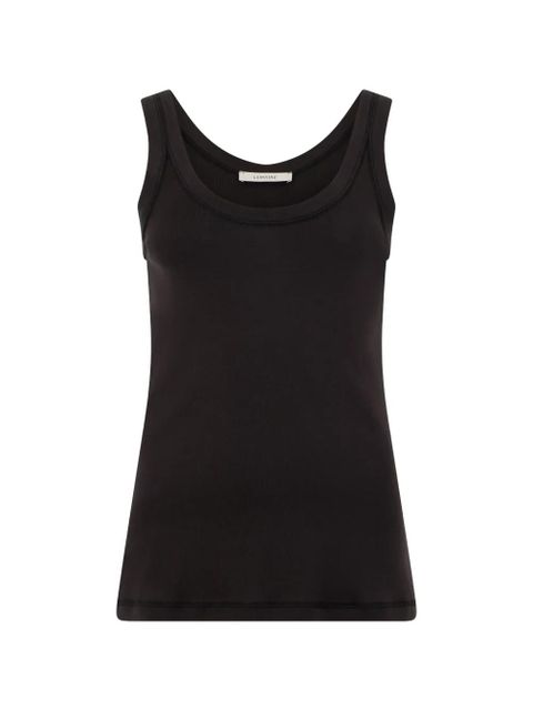 LEMAIRE Rib cotton vest - Black - zdjęcie produktu nr 1