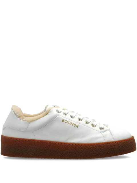 BOGNER Lucerne shearling-lined sneakers - White - zdjęcie produktu nr 1