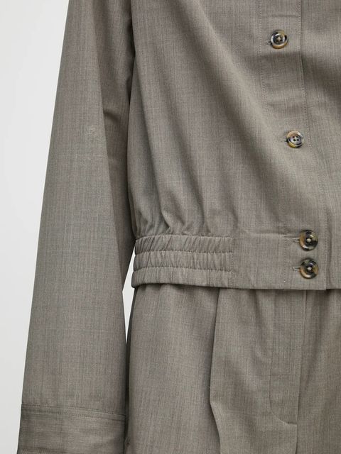 Samsoe Samsoe kurtka z domieszką wełny SAESMELLA