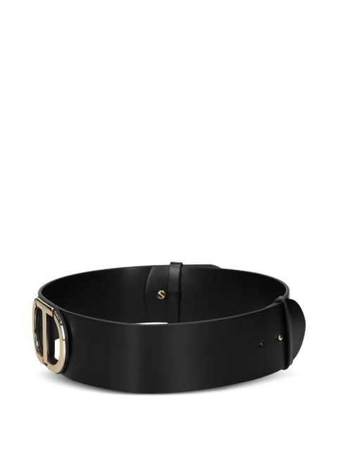 TWINSET logo-buckle belt - Black
