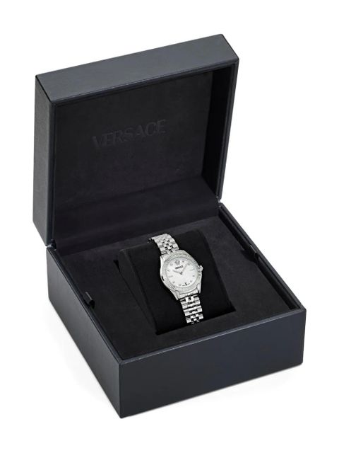 Versace Greca diamond 30mm - Silver