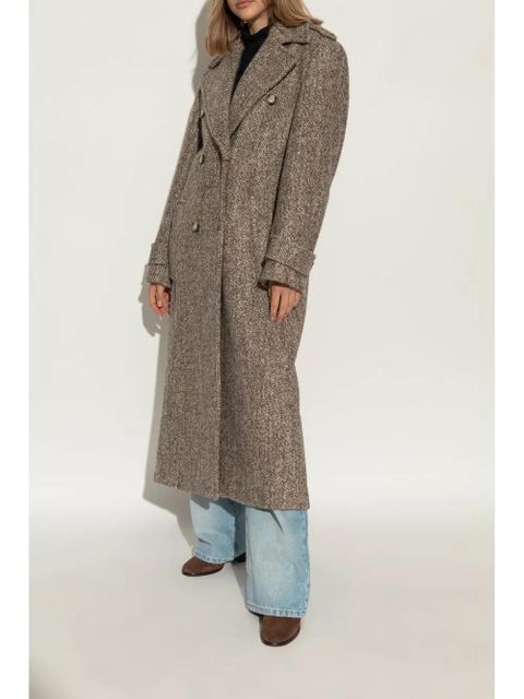 Tory Burch 90mm logo-plaque suede ankle boots - Brown