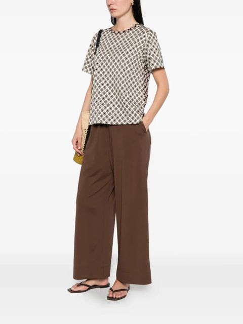 Weekend Max Mara Wkdbussola patterned T-shirt - Neutrals - zdjęcie produktu nr 2