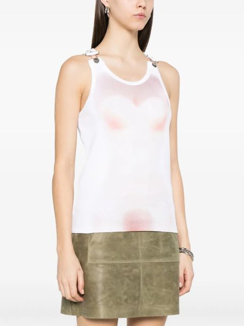 Jean Paul Gaultier Le Classique-print tank top - White