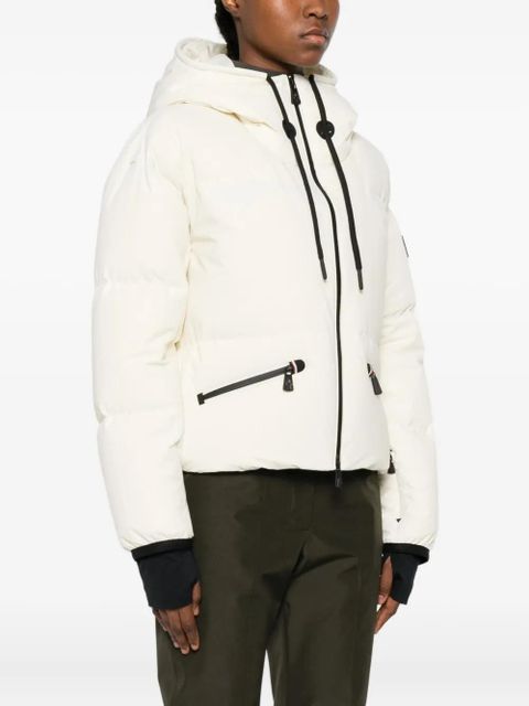 Moncler Grenoble hooded zip-up jacket - Neutrals