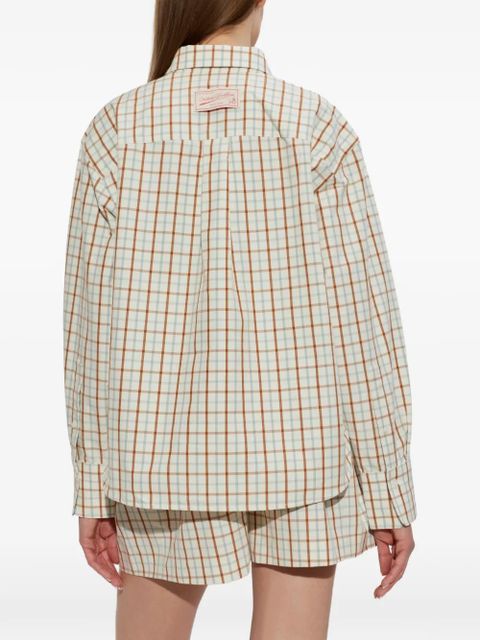 Victoria Beckham check pocket shirt - Neutrals