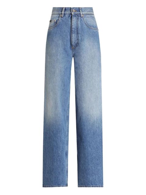 Dolce & Gabbana logo-plaque jeans - Blue - zdjęcie produktu nr 1