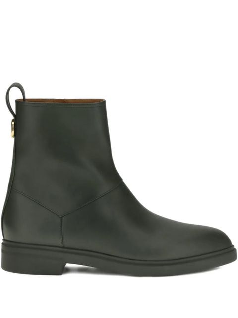 Loro Piana Kilda zip ankle boots - Green - zdjęcie produktu nr 1