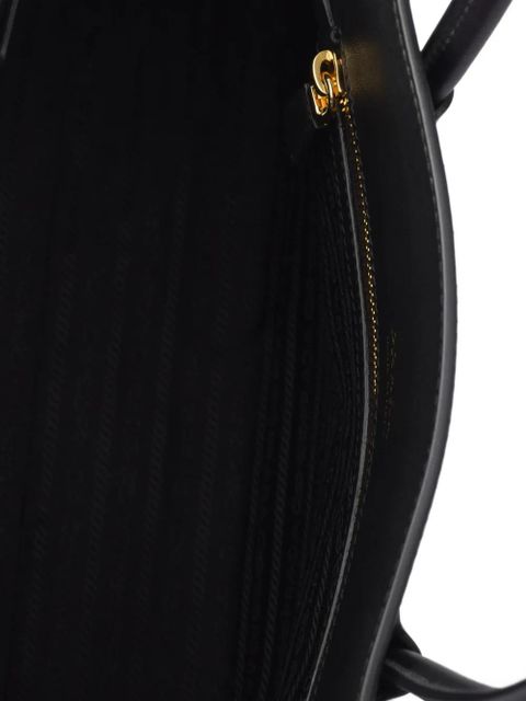 Prada medium leather tote bag - Black - zdjęcie produktu nr 2