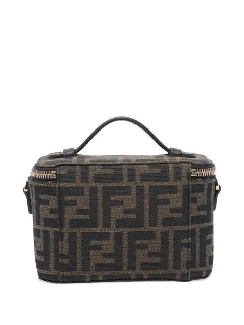 FENDI Vanity FF jacquard mini bag - Black - zdjęcie produktu nr 2
