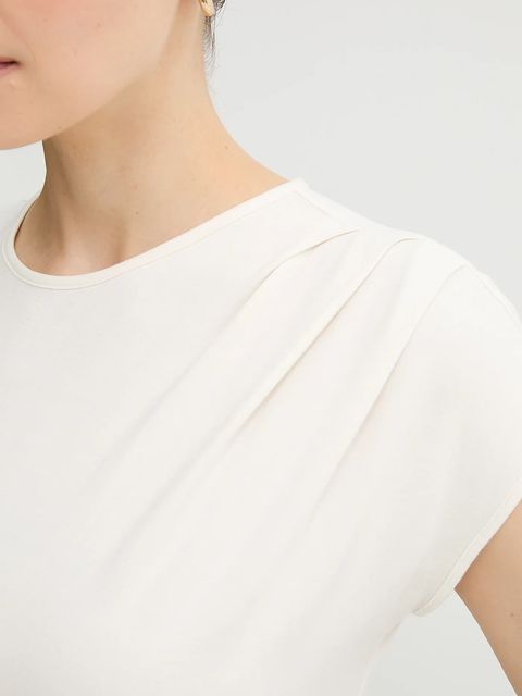 Calvin Klein t-shirt damski kolor beżowy LV047B275G