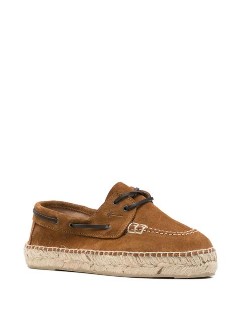 Manebi almond lace-up espadrilles - Brown - zdjęcie produktu nr 2