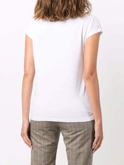 Lauren Ralph Lauren oversized logo print top - White