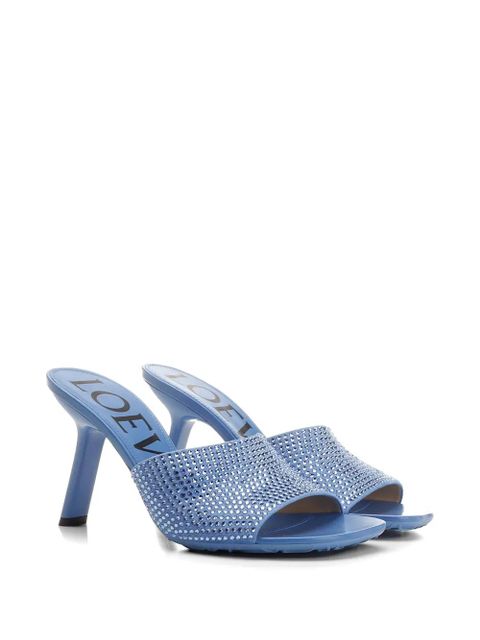 LOEWE Petal crystal-embellished sandals - Blue - zdjęcie produktu nr 2