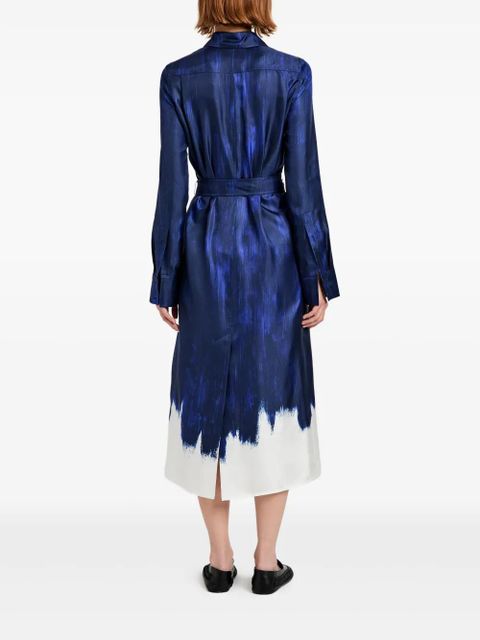 Proenza Schouler Amaya silk dress - Blue