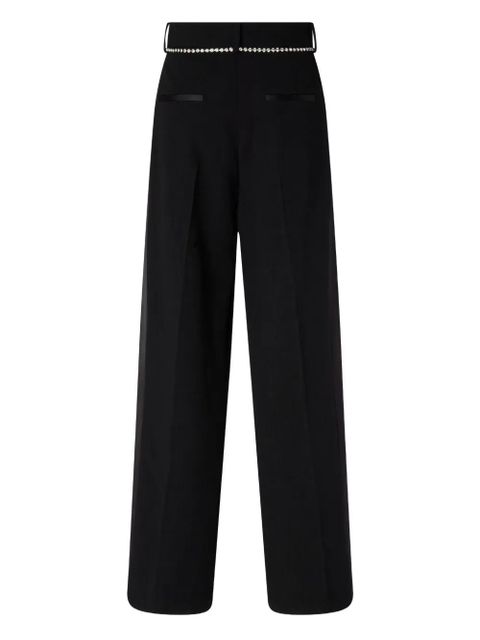 PINKO beaded-belt trousers - Black - zdjęcie produktu nr 2