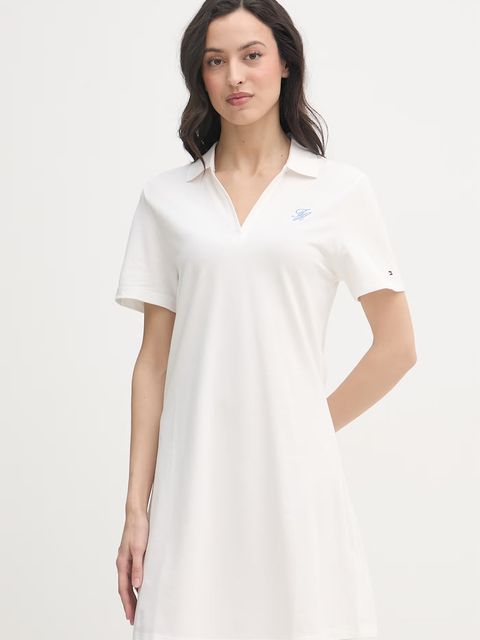 Tommy Hilfiger sukienka bawełniana z elastanem - zdjęcie produktu nr 2