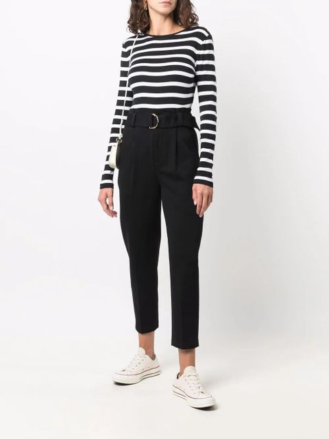 Lauren Ralph Lauren belted slim-fit trousers - Black - zdjęcie produktu nr 2