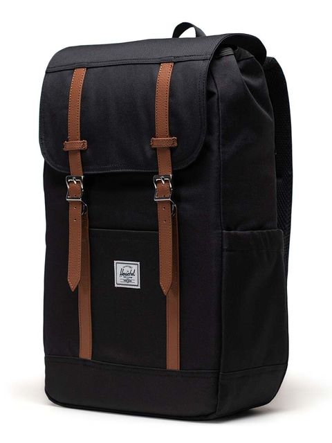 Herschel plecak Retreat™ kolor czarny duży gładki