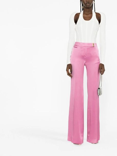 TOM FORD high-waisted wide-leg trousers - Pink - zdjęcie produktu nr 2