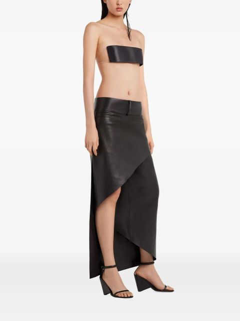 Courrèges Infinity midi skirt - Black