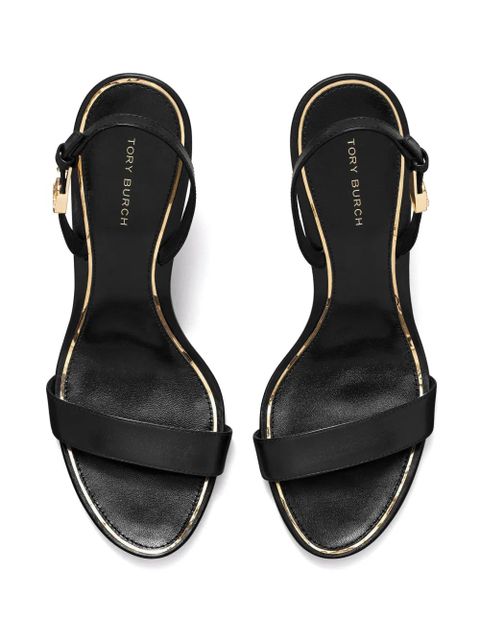 Tory Burch 85mm Double T sandals - Black