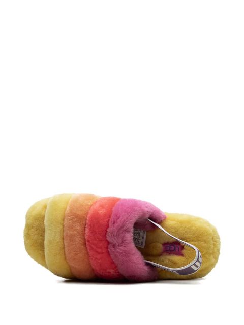 UGG rainbow strap shoes - Yellow