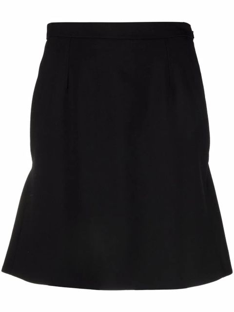 Alexander McQueen high-waisted ruffle-hem mini skirt - Black - zdjęcie produktu nr 1