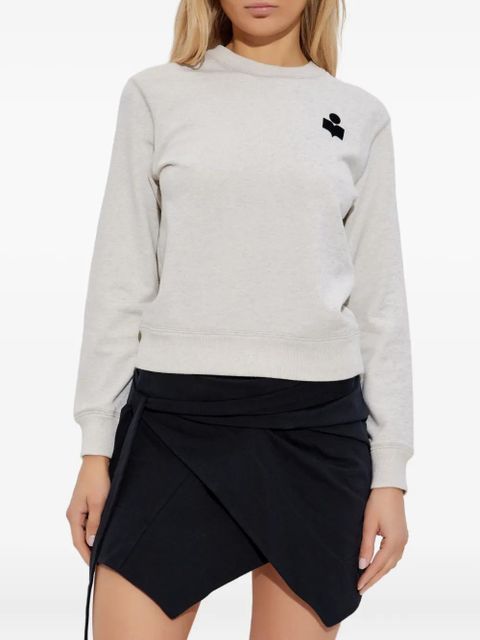 MARANT ÉTOILE logo-embroidered sweatshirt - Grey